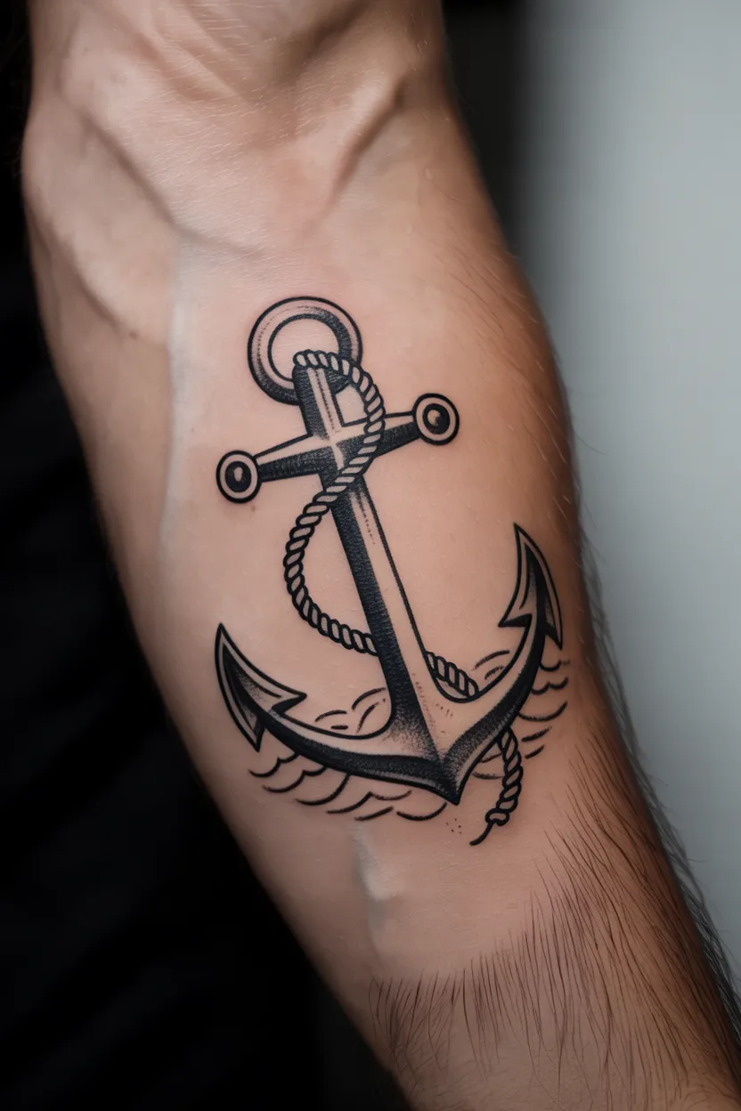 Anchor tattoos