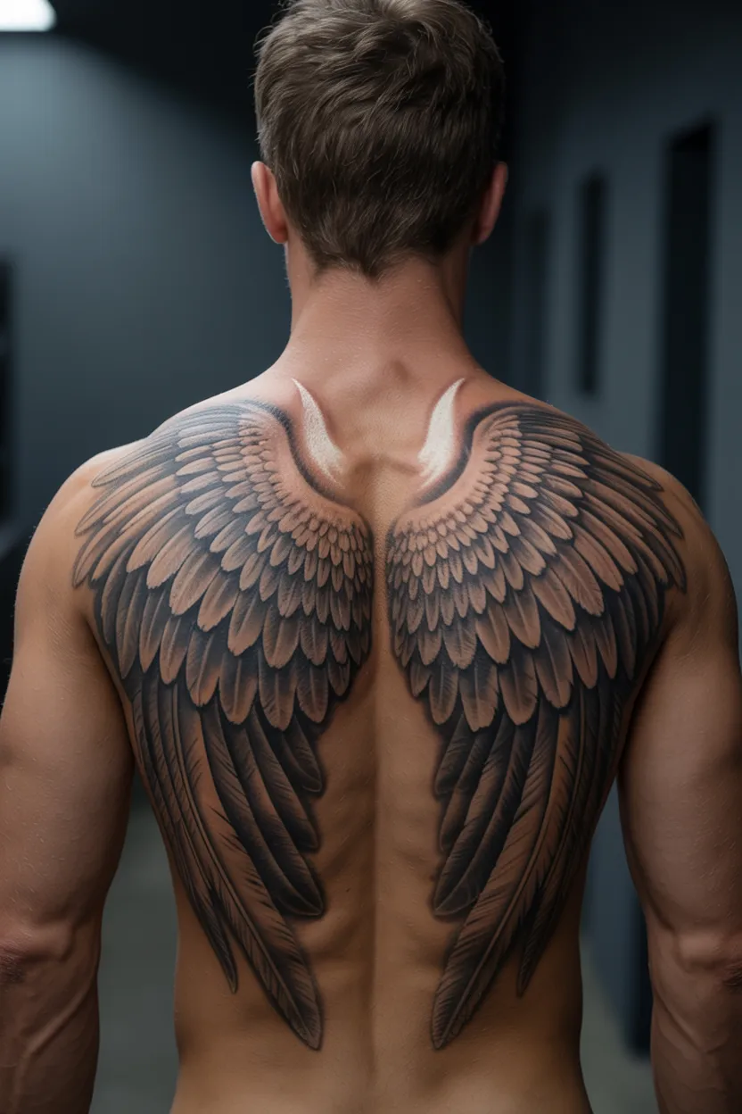 Angel Tattoos For Men