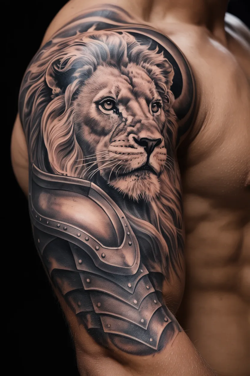 Bicep And Shoulder Tattoos