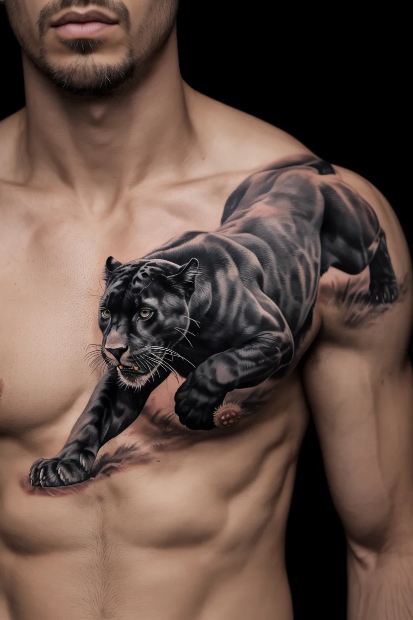 Black Panther in Motion