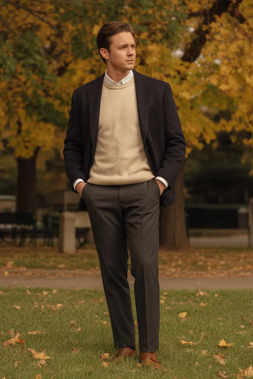 Blazer and Crewneck Balance