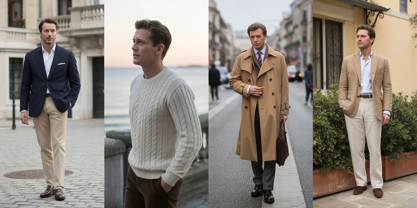 classic old money outfitsfor men