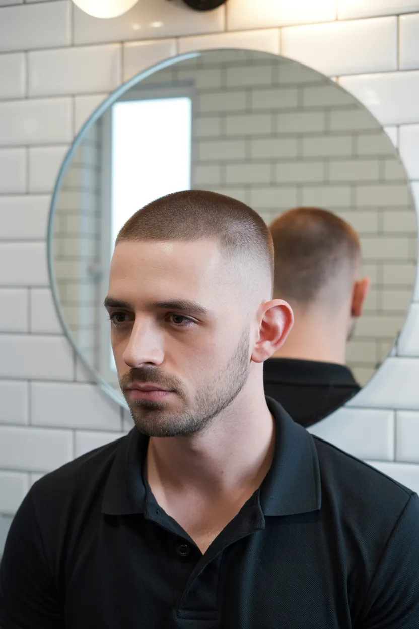 Clean Taper Short Haircut For Men