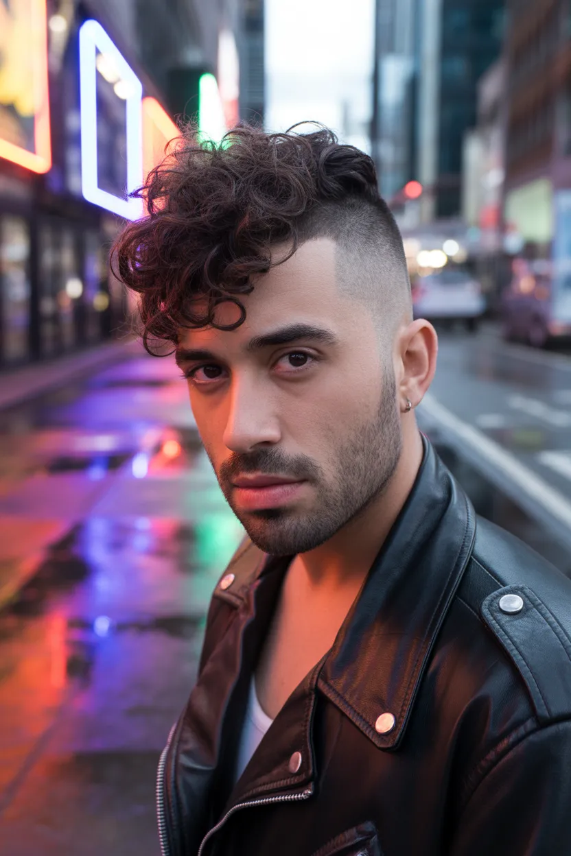 Curly Undercut Haircut Styles