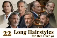 22 Stylish Long Hairstyles for Men Over 40 to Try Today