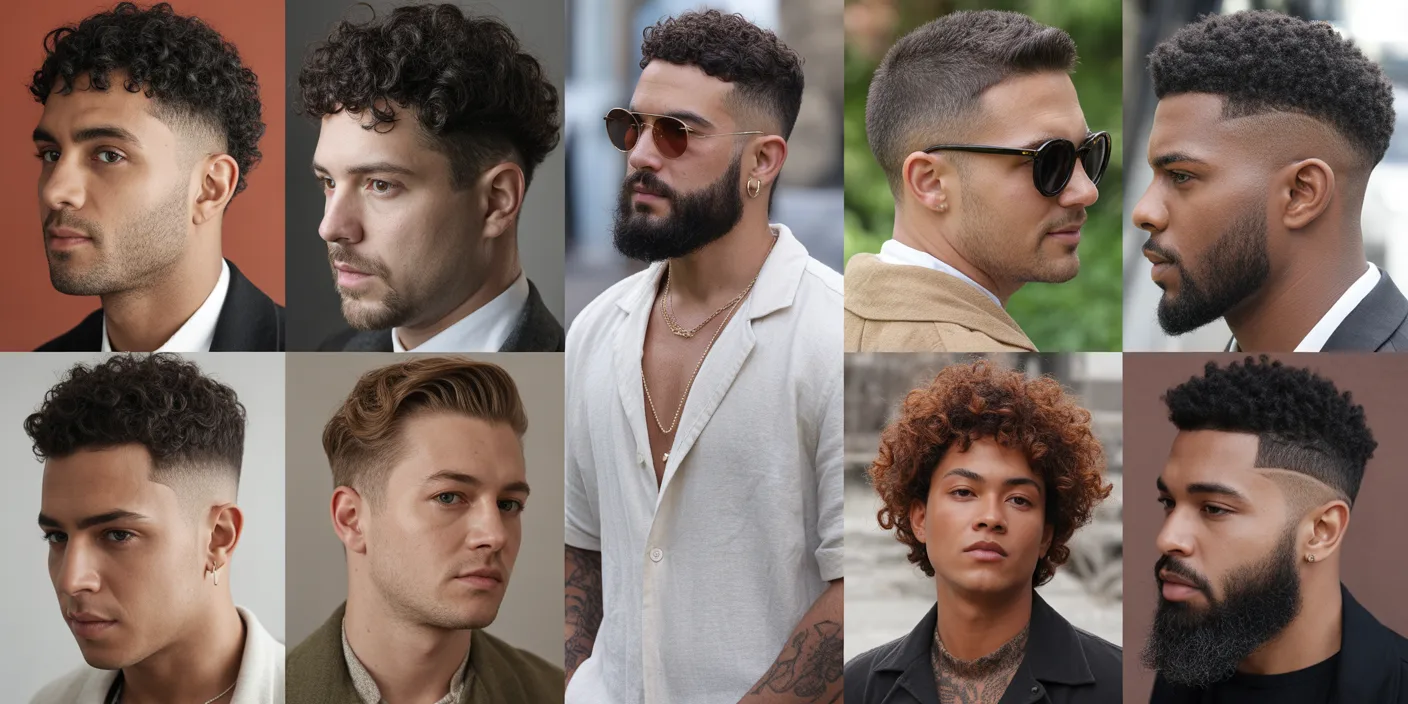 Fade Haircut Ideas for Curly Hair Men