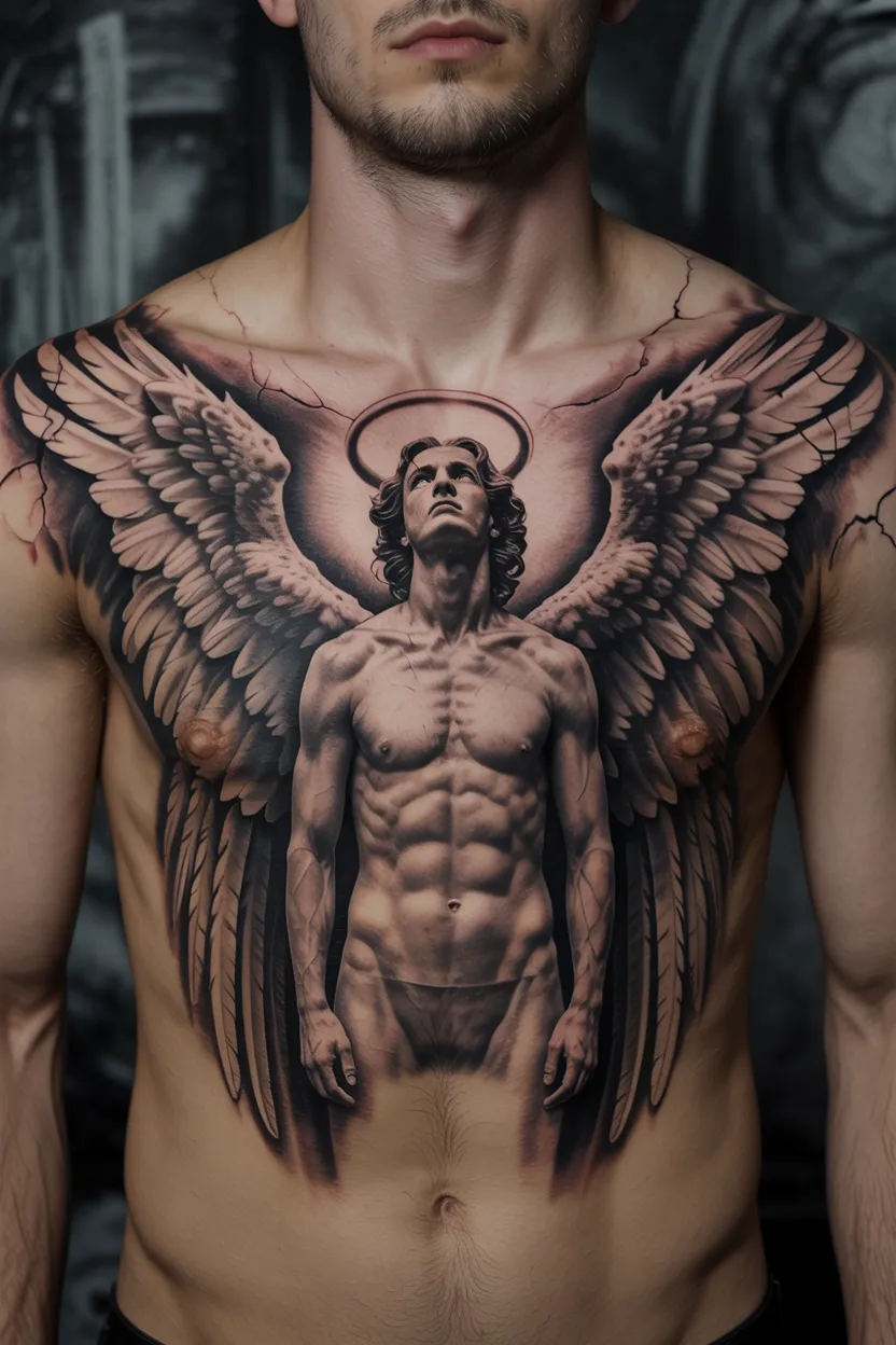 Fallen Angel or Winged Figure