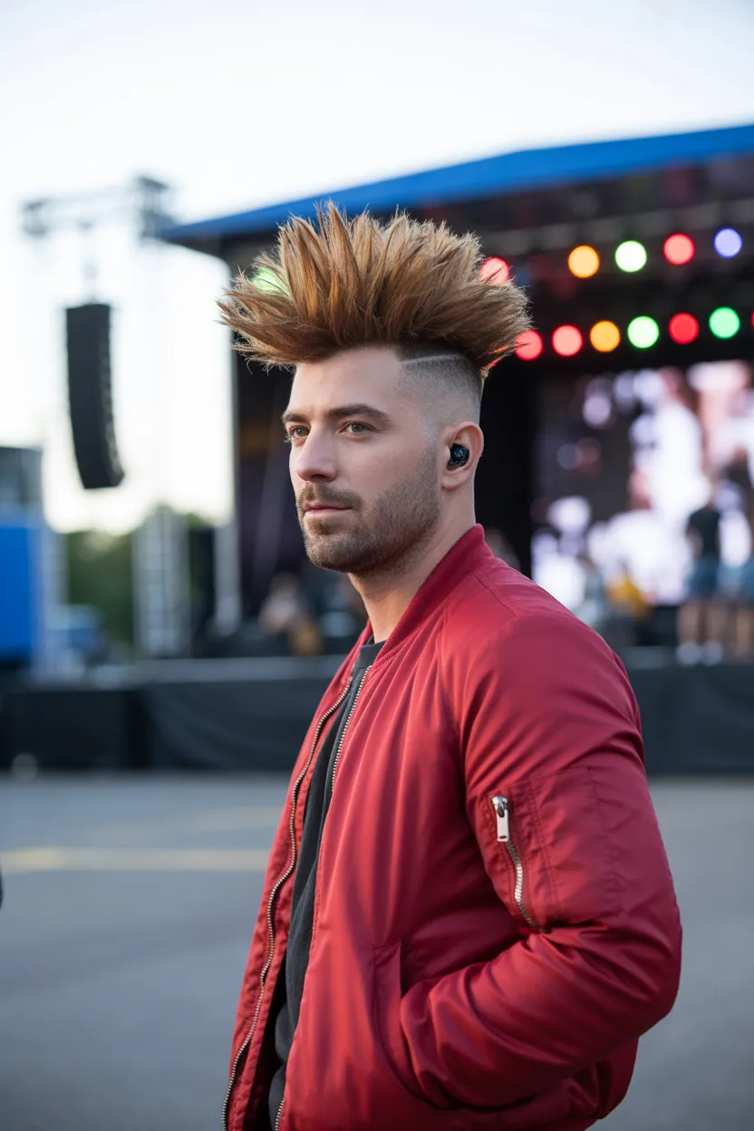 Faux Hawk Haircut Styles For Men