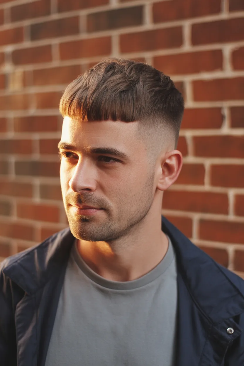 French Crop Hairstyle In Men