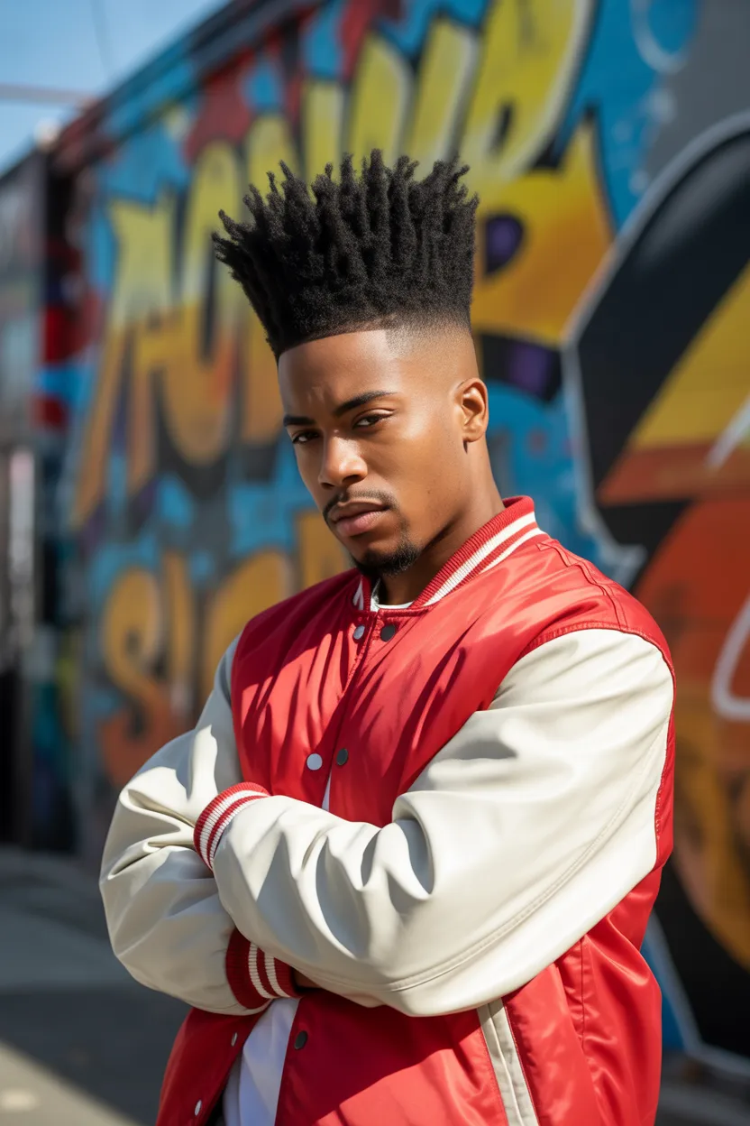 High Top Fade Black Hair Men’s Hairstyles