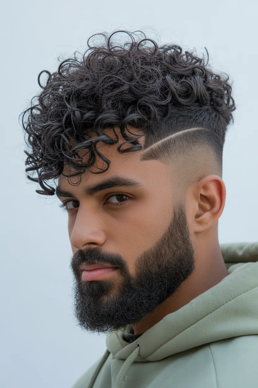 High Top Fade with Retro Vibes