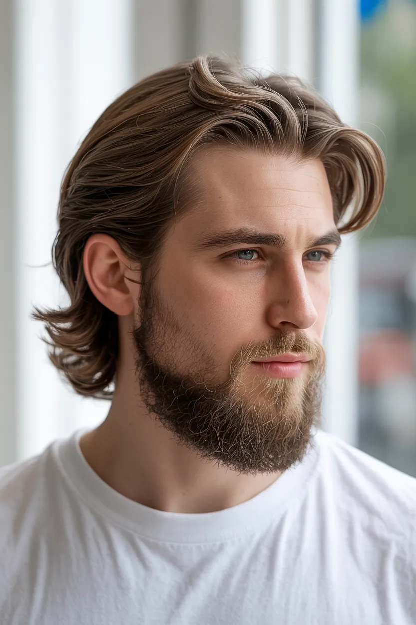 Hockey Flow + Faded Full Beard