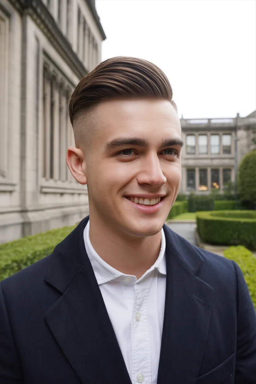 Ivy League Hairstyles For Men With Straight Hair