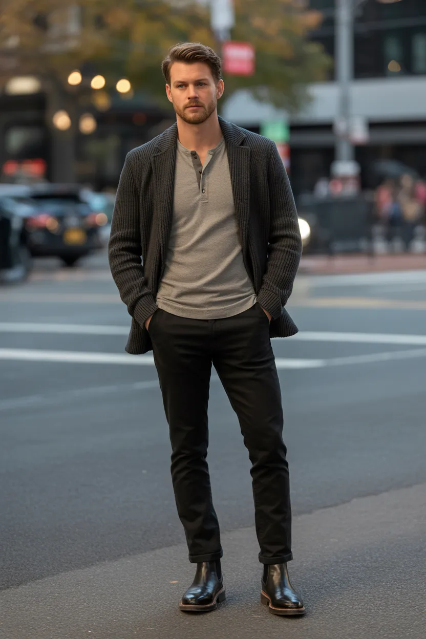 Knit Blazer Modern Approach