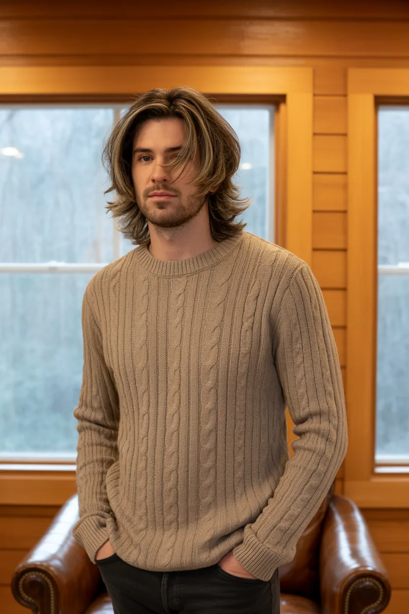 Layer Cut Hairstyles For Long Hair Men