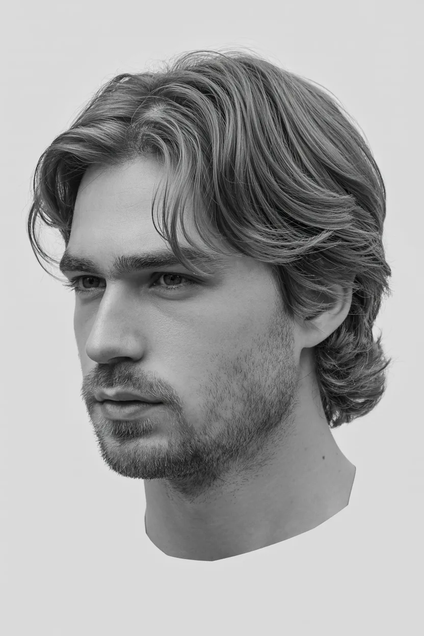 Layered Flow + Precision Beard Lines
