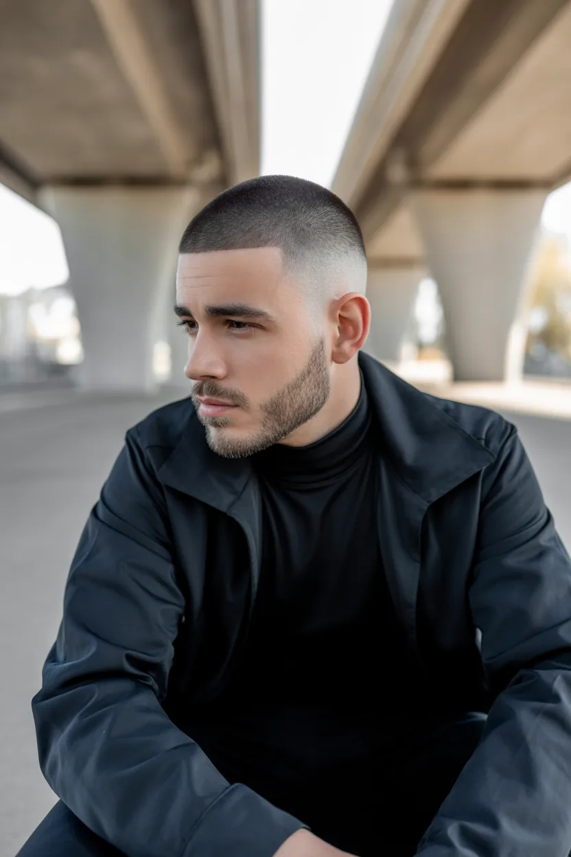 Low Fade Buzz Cut