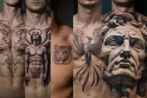 15 Men’s Chest Tattoo Ideas That Actually Mean Something