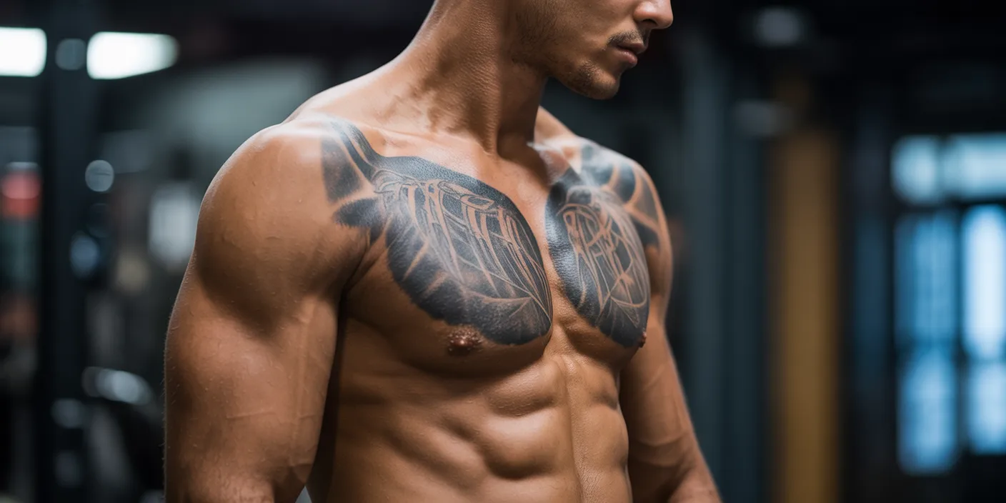 Men's Chest Tattoo 