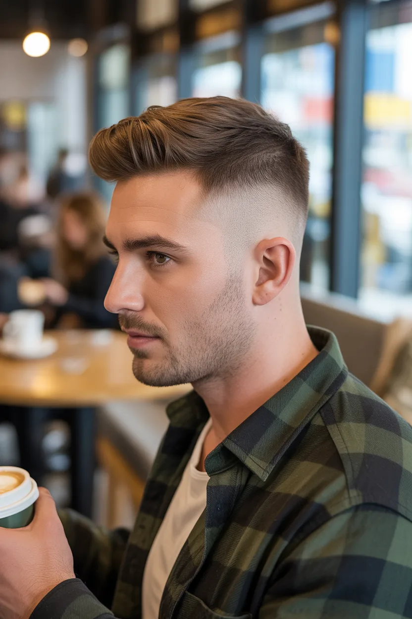 Mid Fade Hairstyle For A Balanced Look