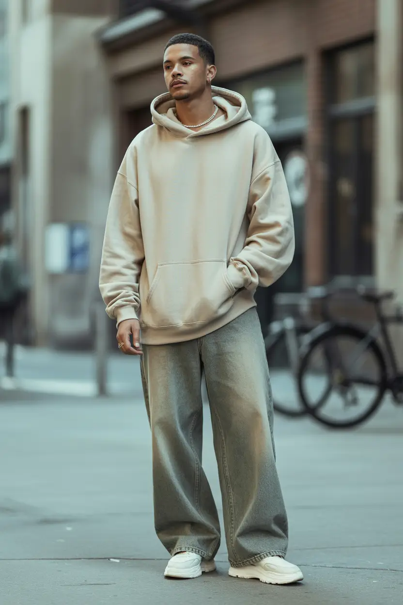 Oversized Hoodie and Baggy Jeans for Ultimate Streetwear Comfort