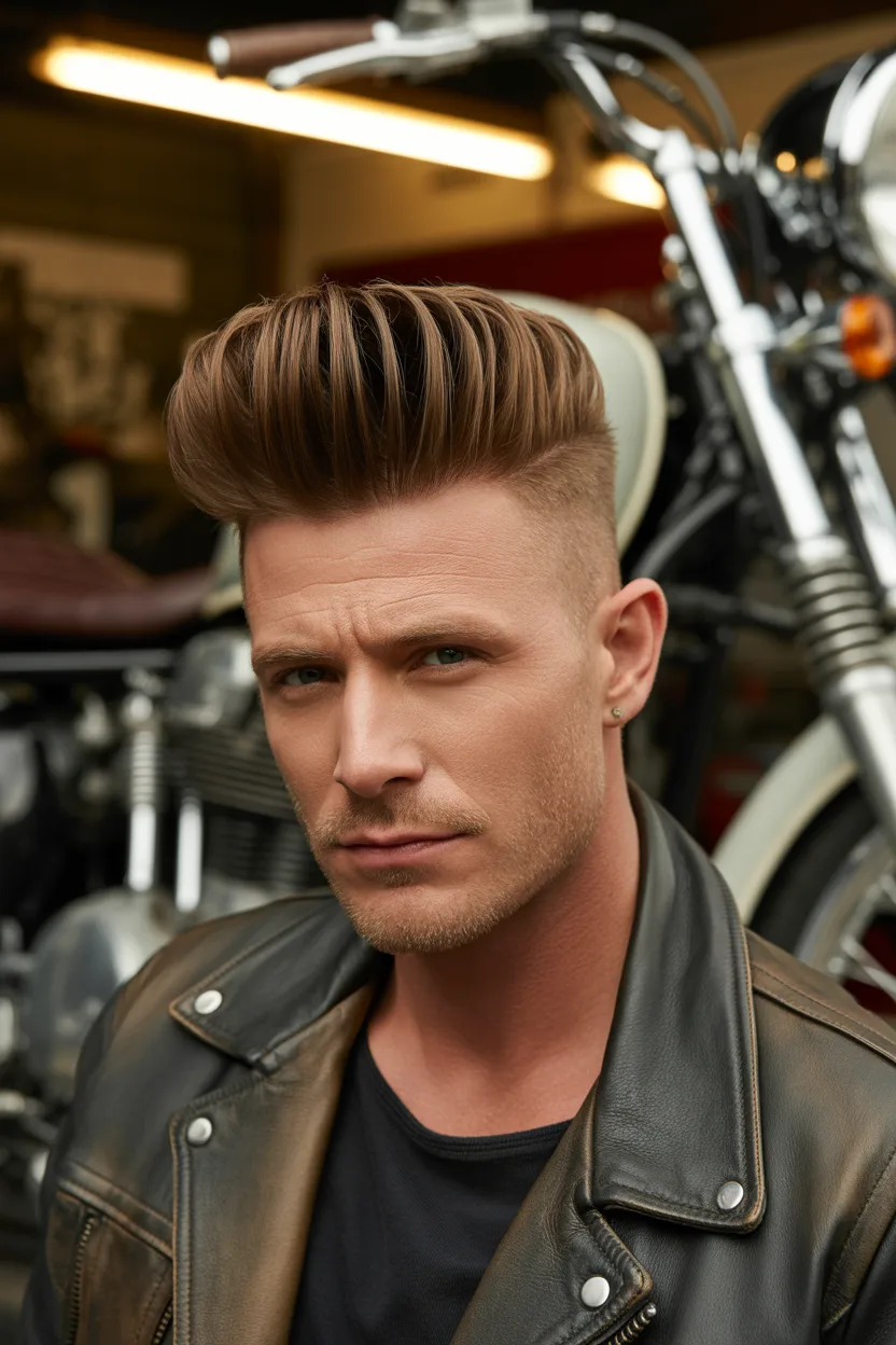 Pompadour Style Haircuts for Men