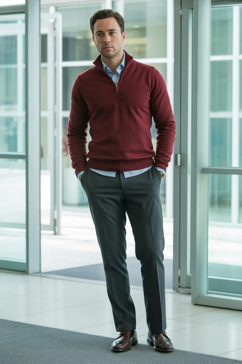Quarter Zip Outfits