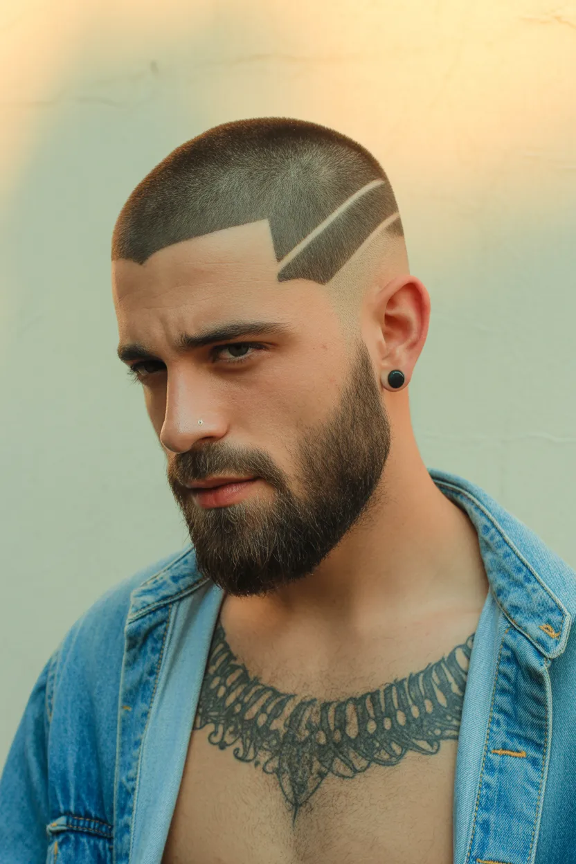Shadow Fade Buzz Cut