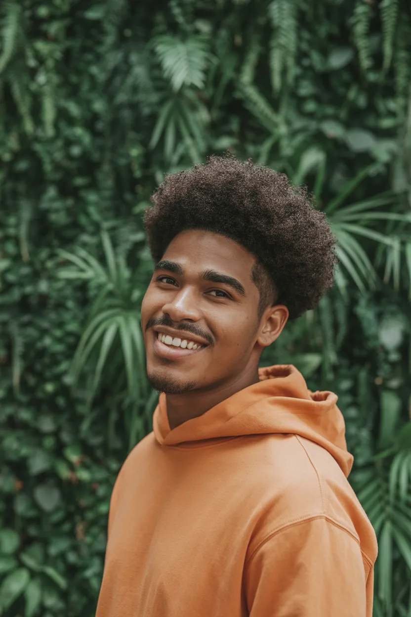 Short Afro Black Hair Men’s Hairstyles