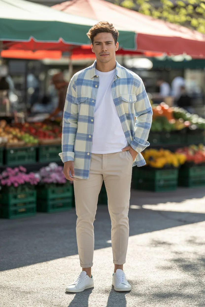 Spring Lightweight Flannel Look
