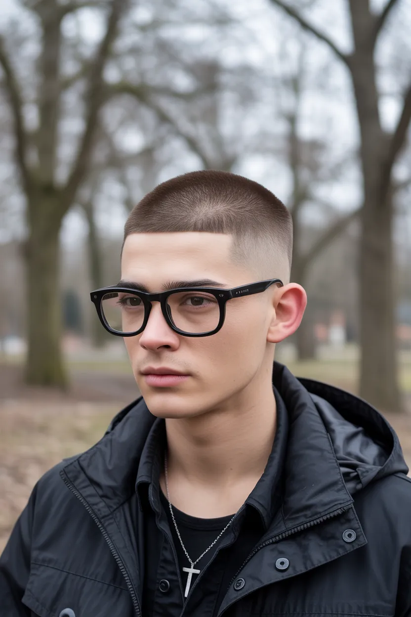 Temple Fade With Buzz