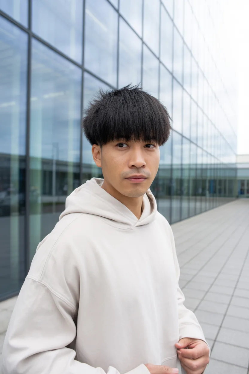 Textured Crop Asian Men’s Hairstyles