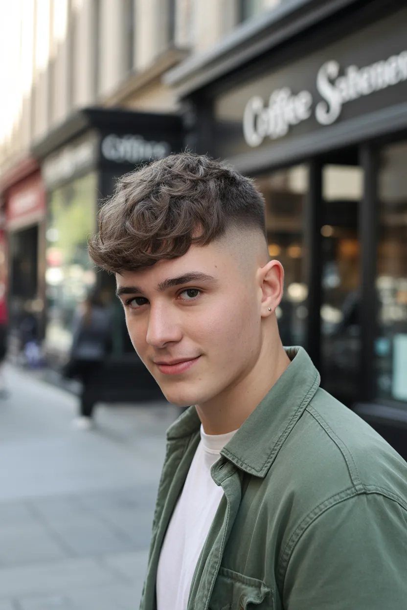 Textured Crop Men’s Hairstyles Cuts