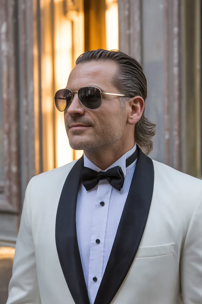 Textured Slick Back