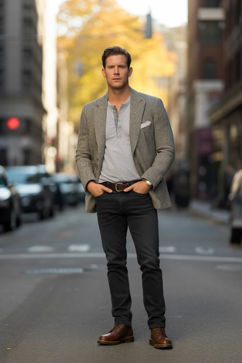 Textured Tweed Statement