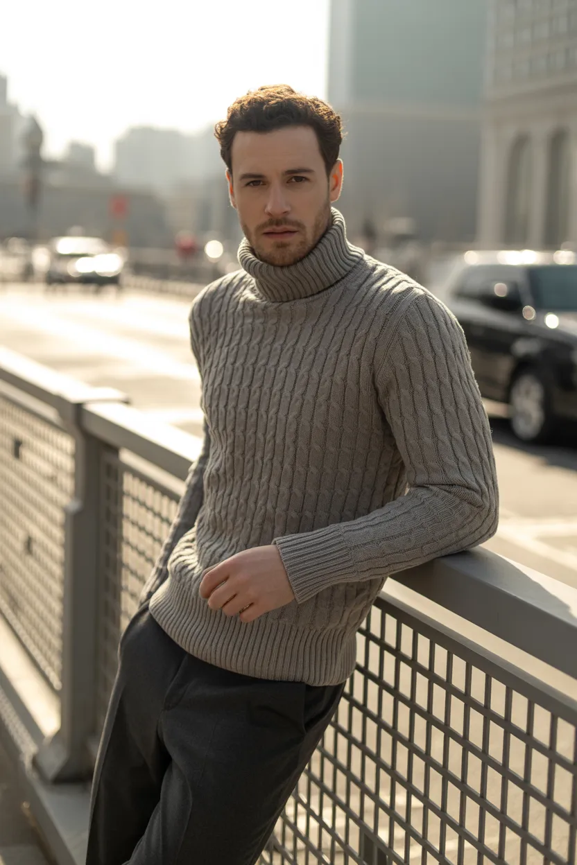 The Cable Knit Statement Look