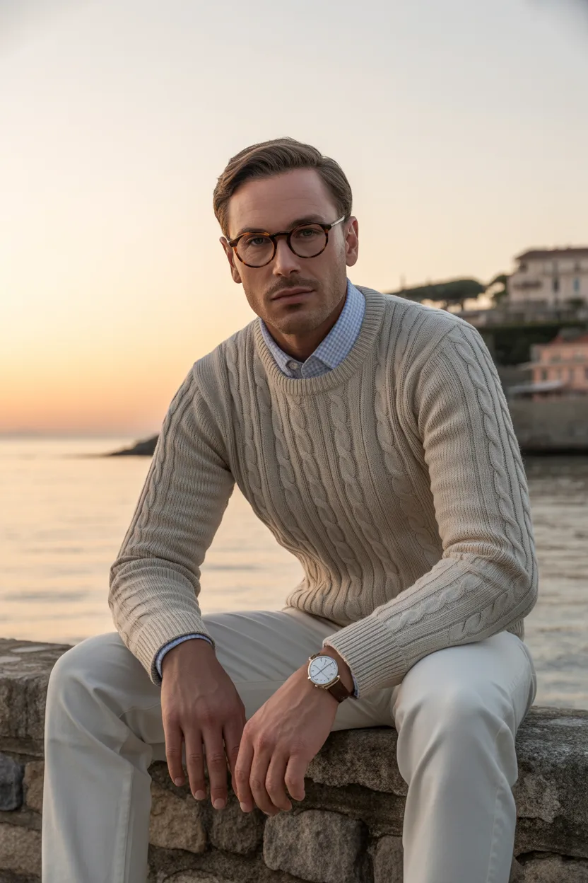 The Cable-Knit Weekend Look