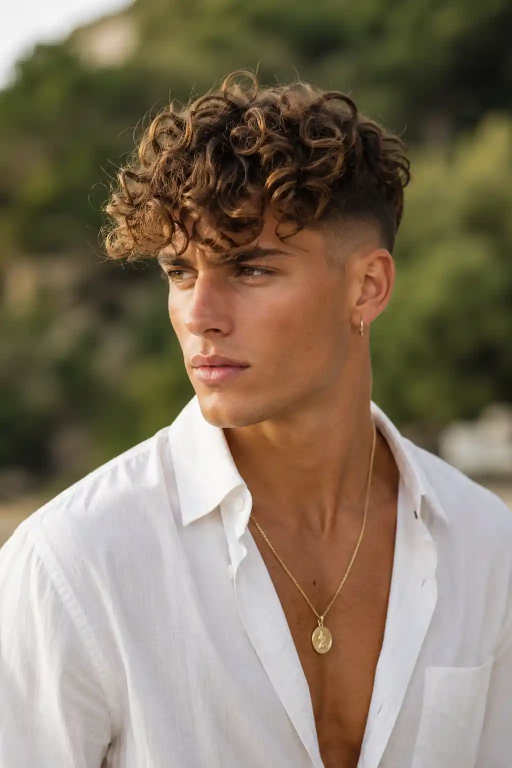 The Classic Low Fade with Natural Volume