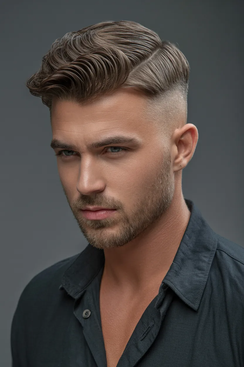 The Classic Tapered Side Part Flow