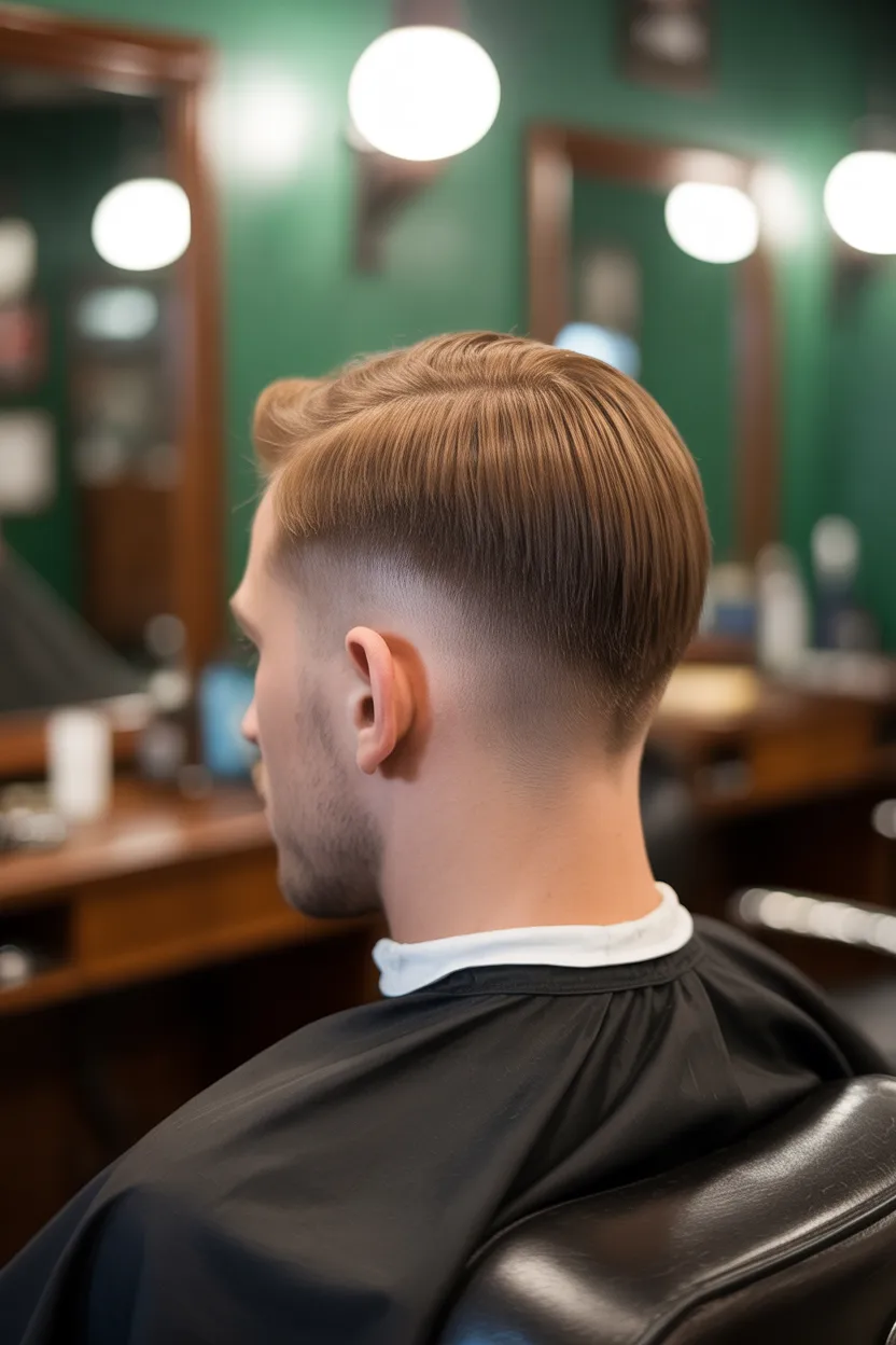The Clean Temple Fade