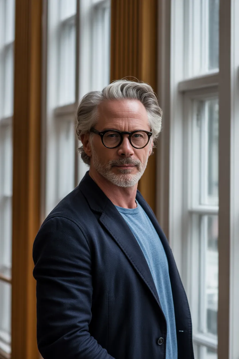 The Distinguished Silver Fox Style