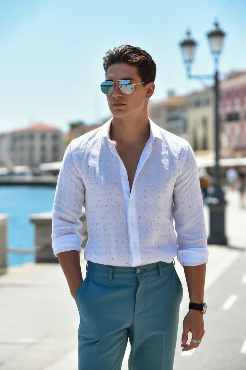 The Effortless Linen Button-Down