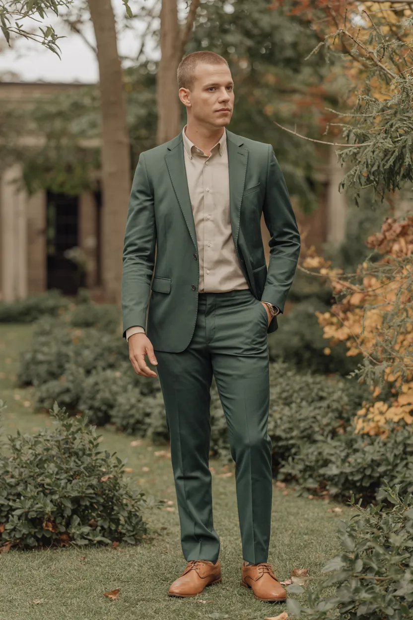 The Forest Green Suit