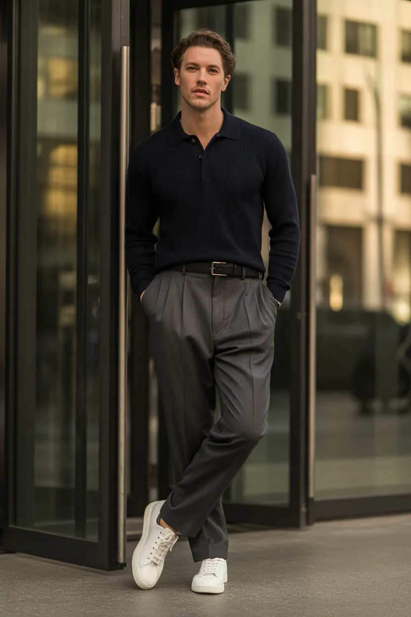 Knit Polo Sophistication
