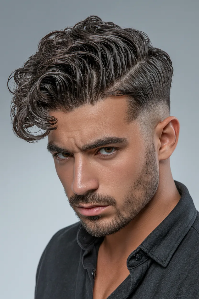 The Loose Pompadour Undercut