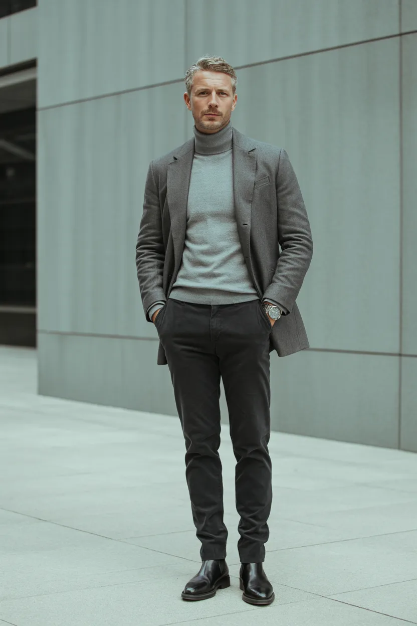 The Monochromatic Grey Look