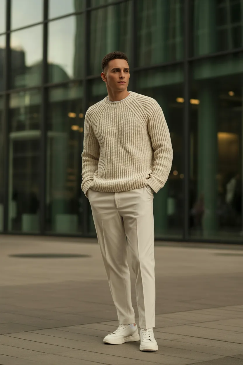 Monochrome Cream Moment