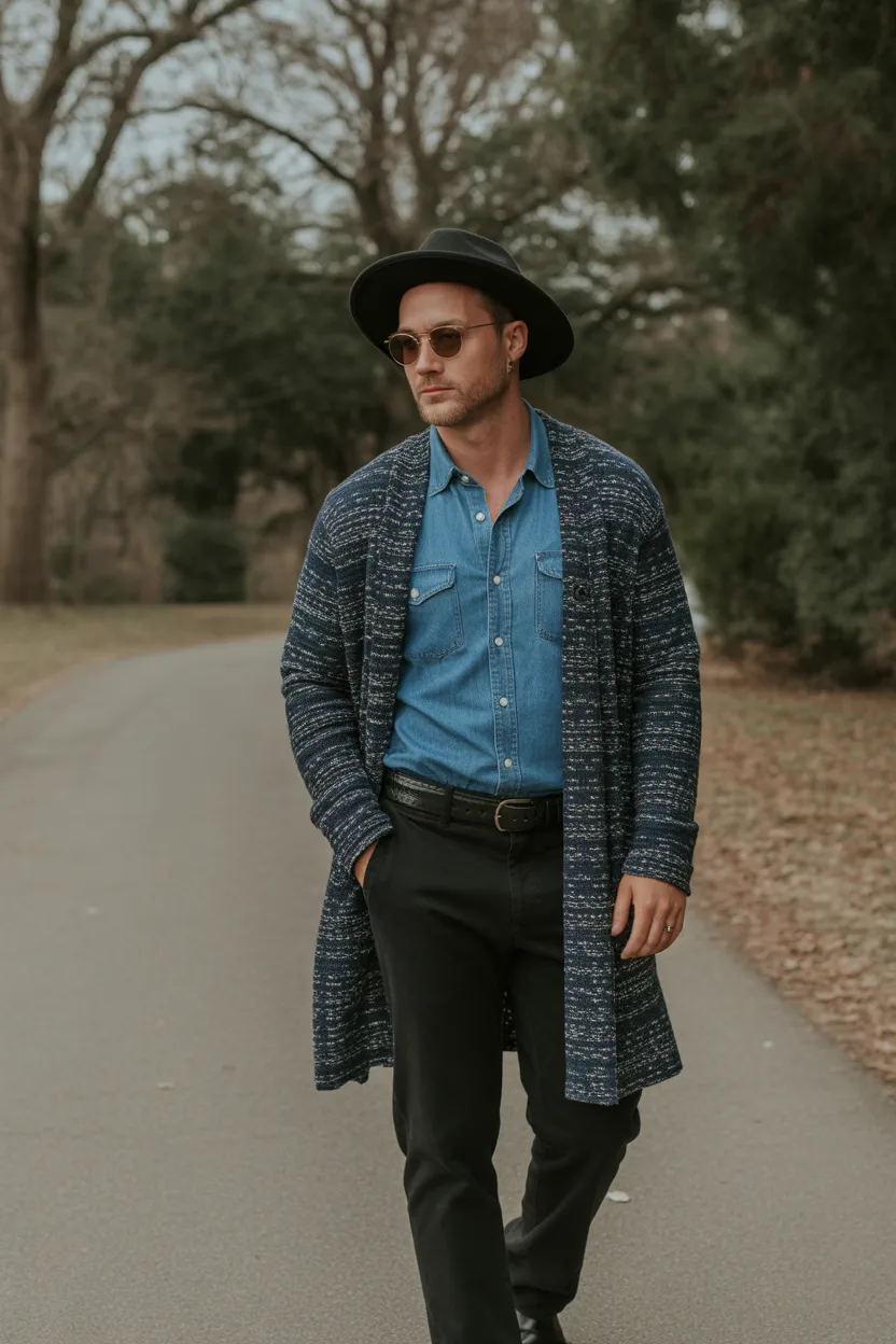 The Relaxed Cardigan Combination