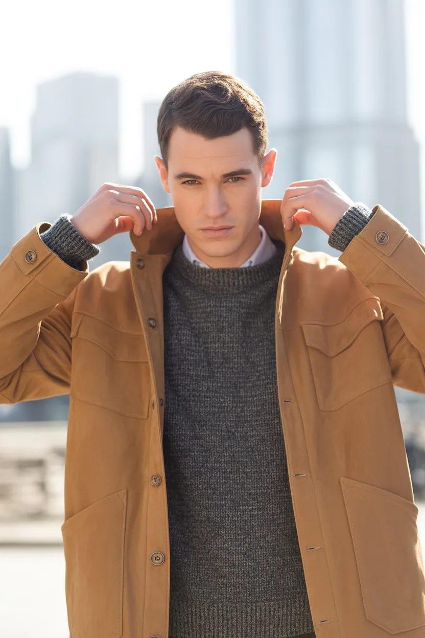 The Suede Jacket Ensemble