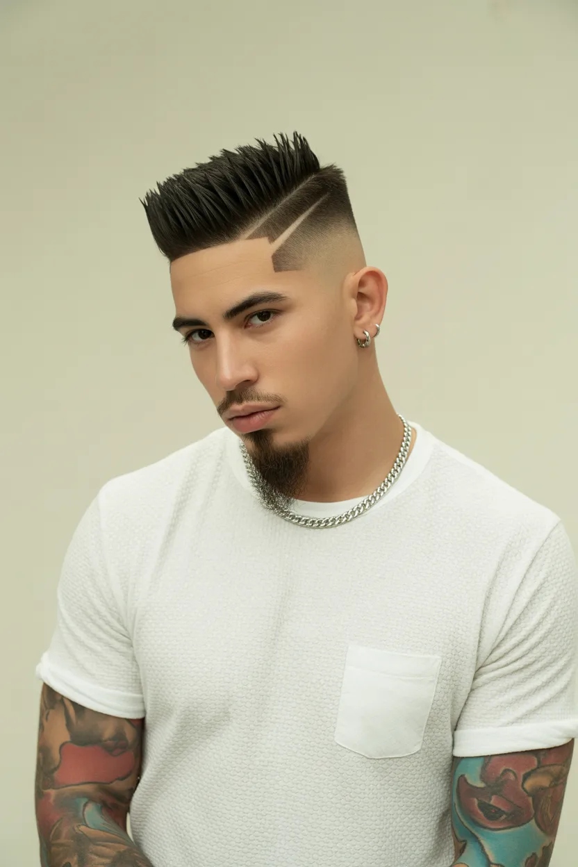 The Taper Fade Pointed Style